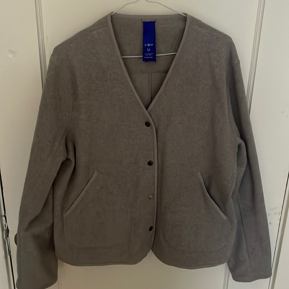 Kit and Ace Hygge Fleece button up sweater jacket